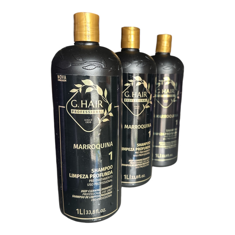 INOAR MOROCCAN G HAIR DEEP CLEANSING SHAMPOO 250ml/8,4fl.oz.